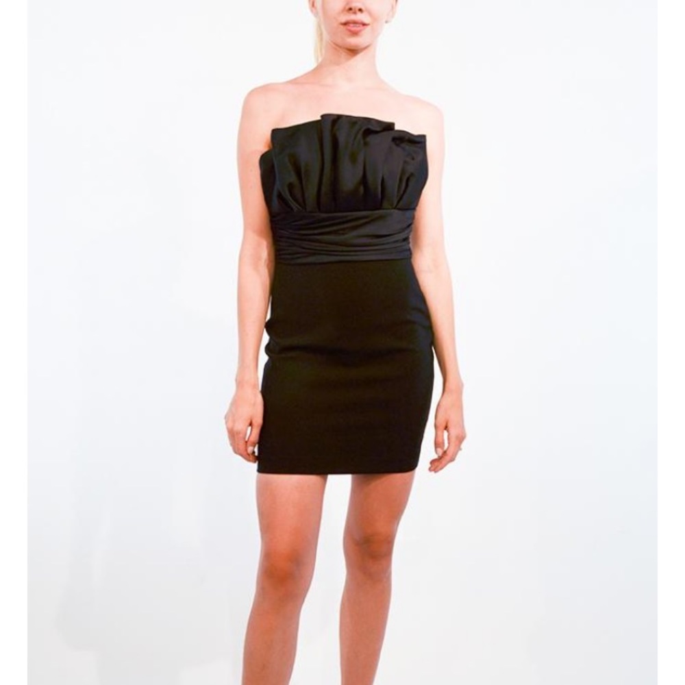 Black LIKELY Strapless Shift Dress
